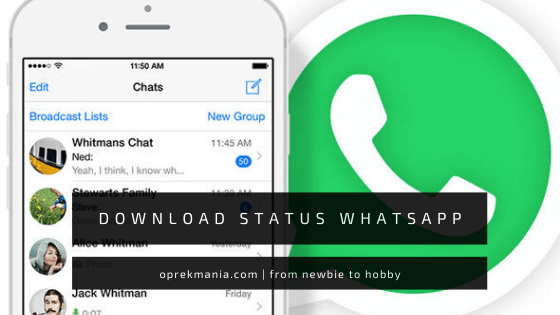 cara mudah download status whatsapp