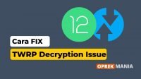 Cara Fix Twrp Decryption Issue Android 12