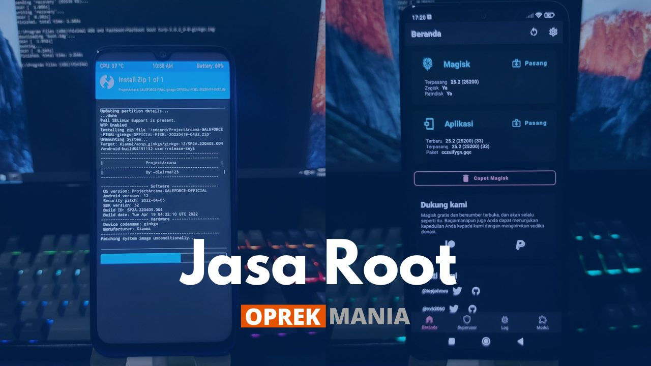 Jasa Root Cirendeu Flash Android